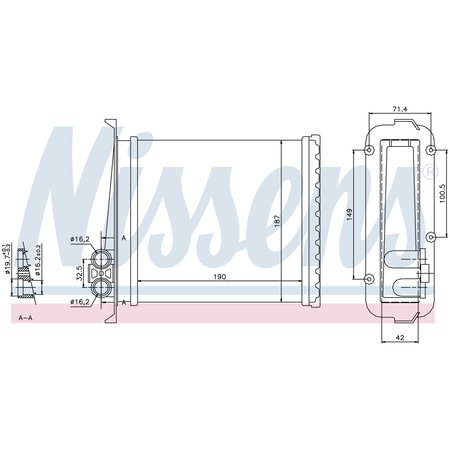 NISSEN Nissens Heater, 73640 73640